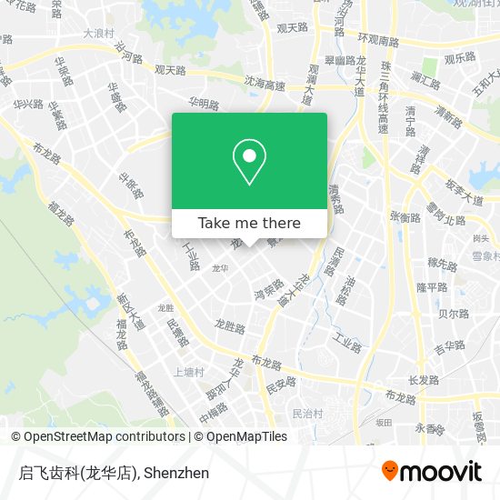 启飞齿科(龙华店) map