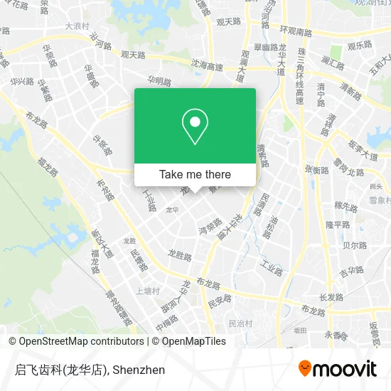 启飞齿科(龙华店) map