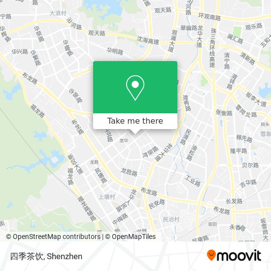 四季茶饮 map