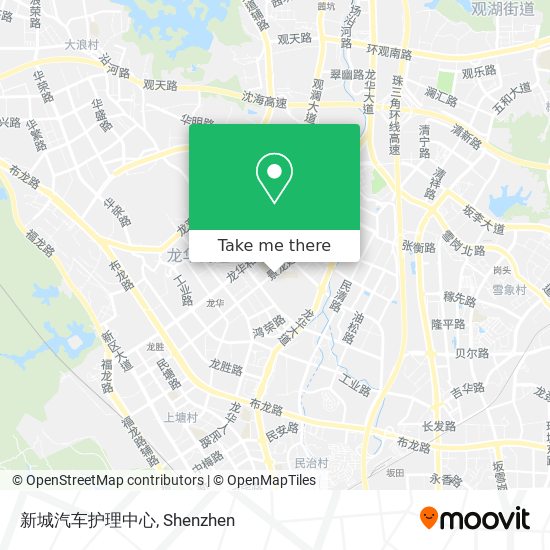 新城汽车护理中心 map