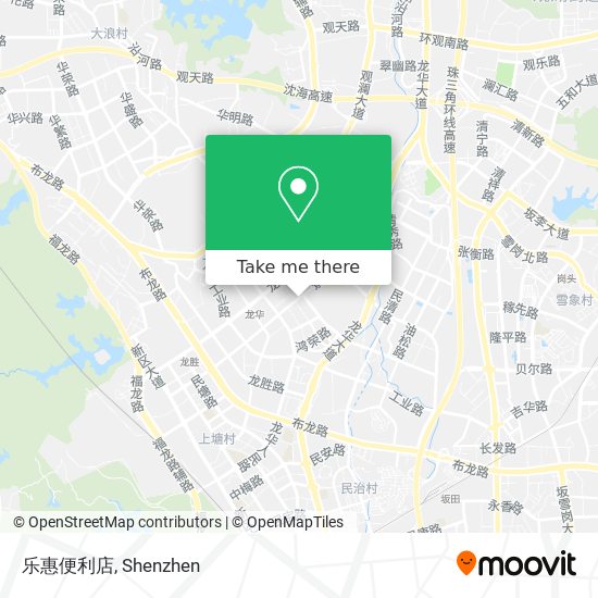 乐惠便利店 map