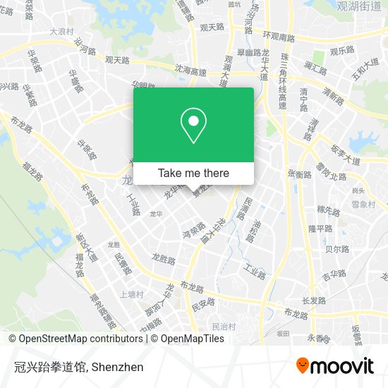 冠兴跆拳道馆 map