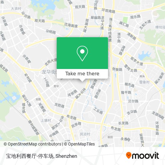 宝地利西餐厅-停车场 map