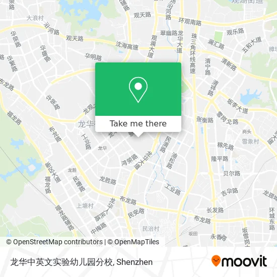 龙华中英文实验幼儿园分校 map