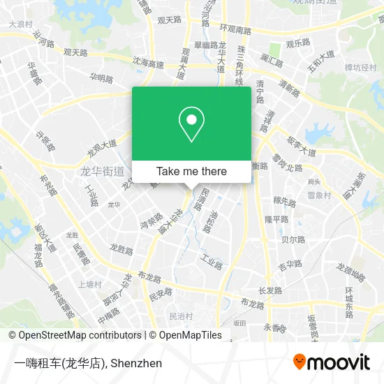 一嗨租车(龙华店) map