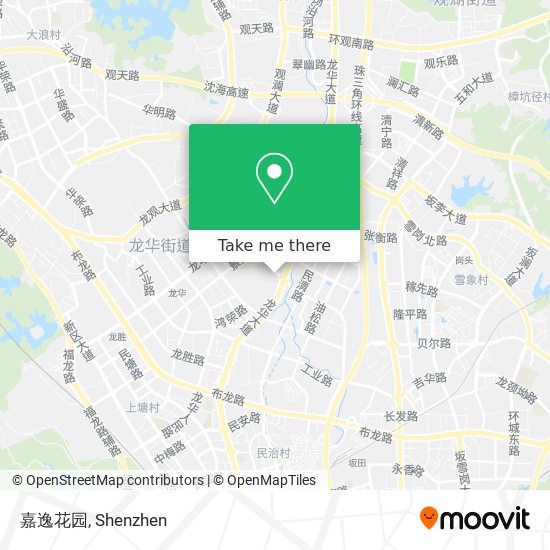 嘉逸花园 map