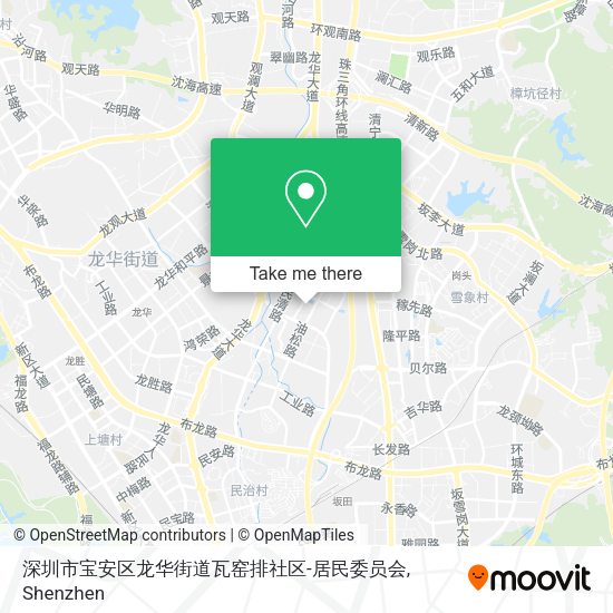 深圳市宝安区龙华街道瓦窑排社区-居民委员会 map
