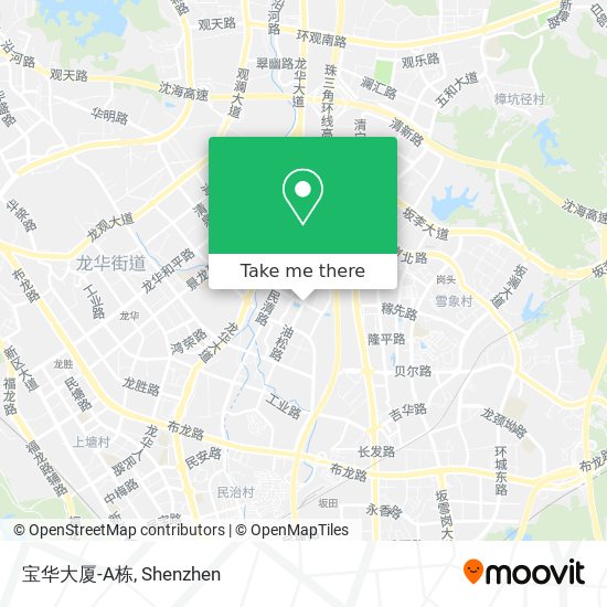 宝华大厦-A栋 map