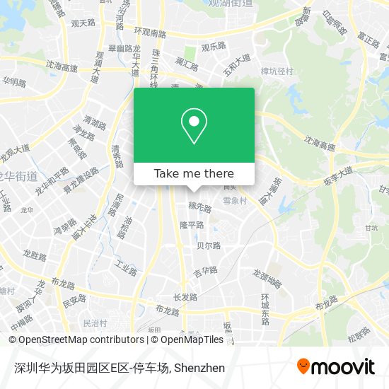 深圳华为坂田园区E区-停车场 map