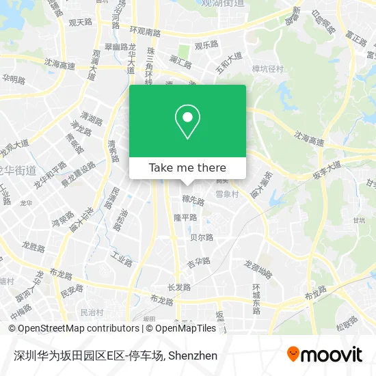 深圳华为坂田园区E区-停车场 map