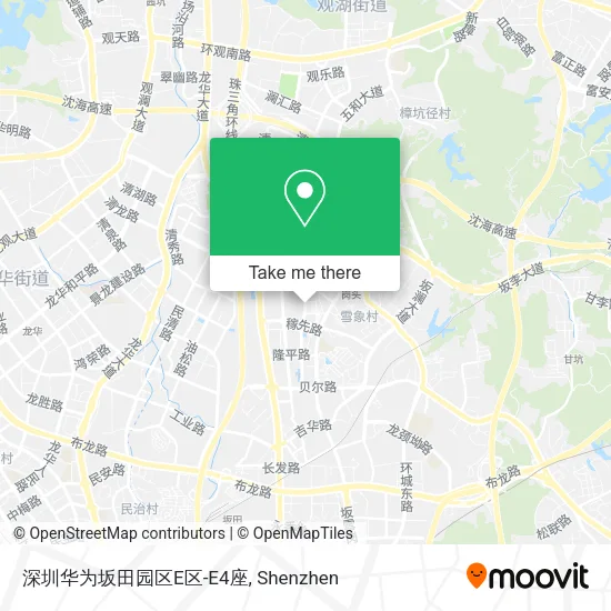 深圳华为坂田园区E区-E4座 map