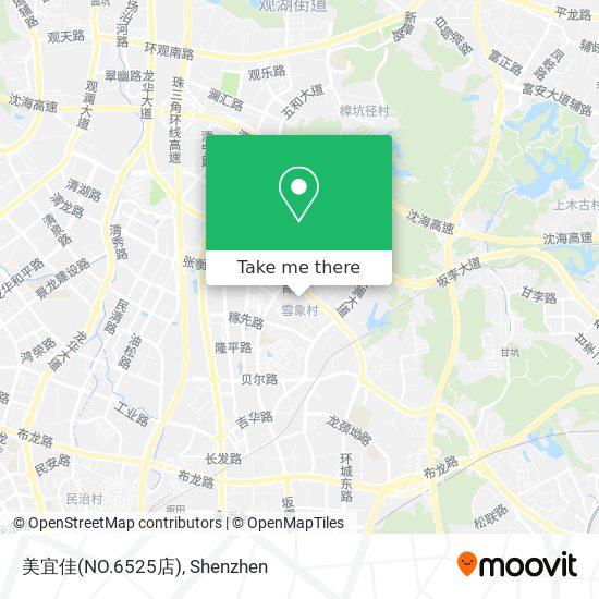 美宜佳(NO.6525店) map