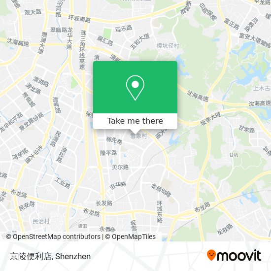 京陵便利店 map