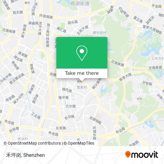 禾坪岗 map