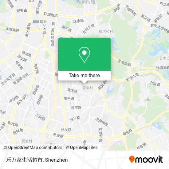 乐万家生活超市 map