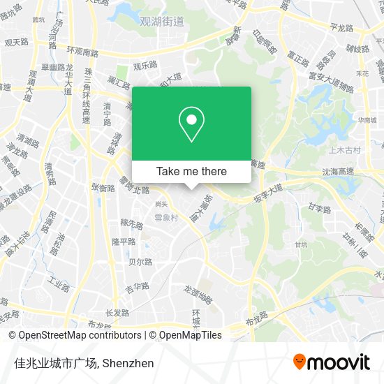 佳兆业城市广场 map