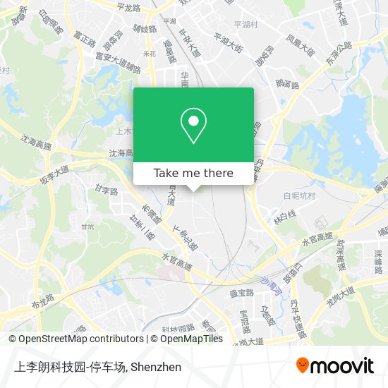 上李朗科技园-停车场 map