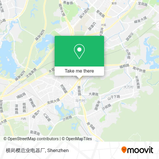 横岗樱总业电器厂 map