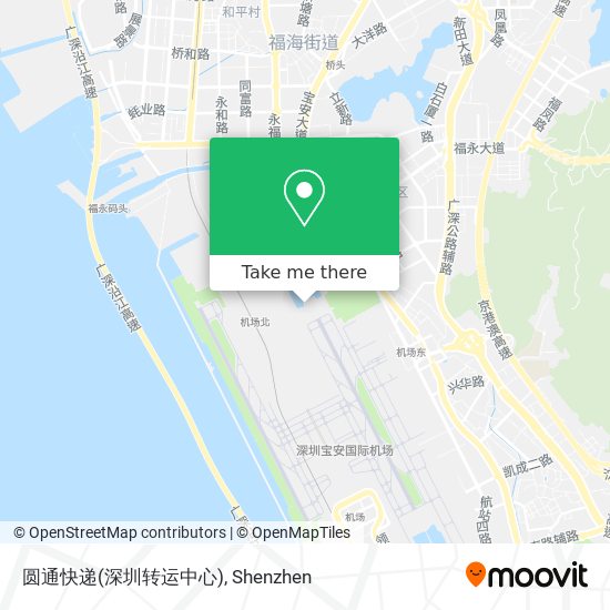 圆通快递(深圳转运中心) map