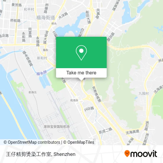 王仔精剪烫染工作室 map