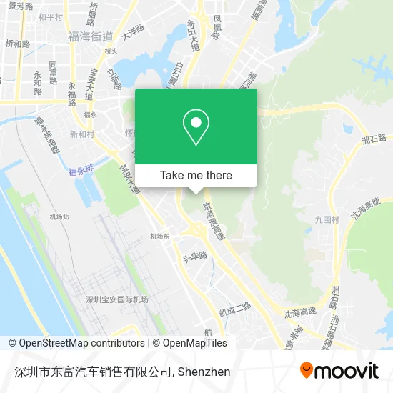 深圳市东富汽车销售有限公司 map