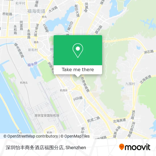 深圳怡丰商务酒店福围分店 map