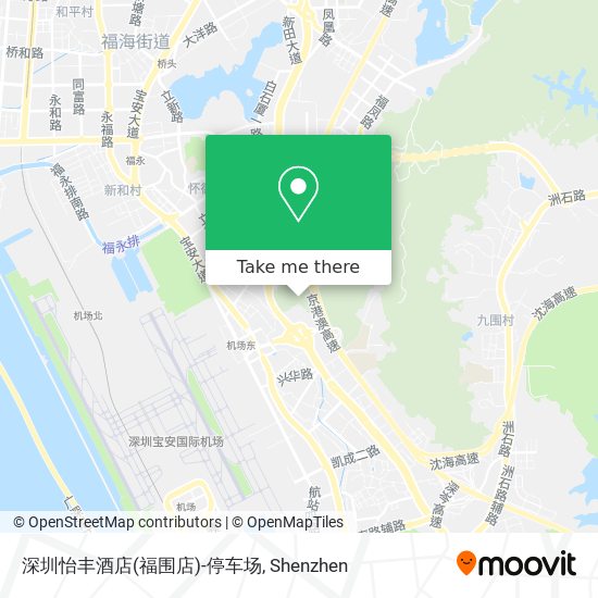 深圳怡丰酒店(福围店)-停车场 map