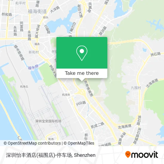 深圳怡丰酒店(福围店)-停车场 map