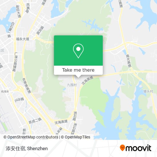 添安住宿 map