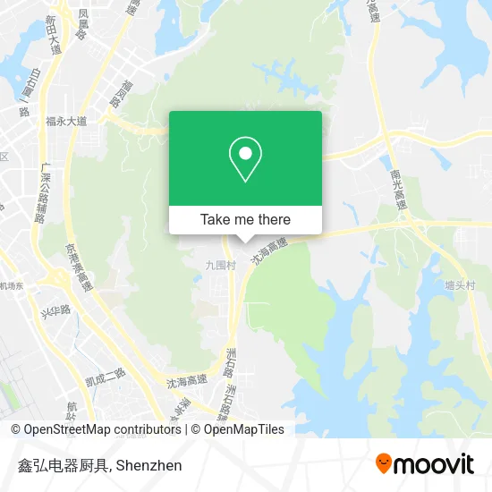 鑫弘电器厨具 map