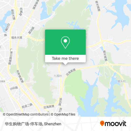 华生购物广场-停车场 map