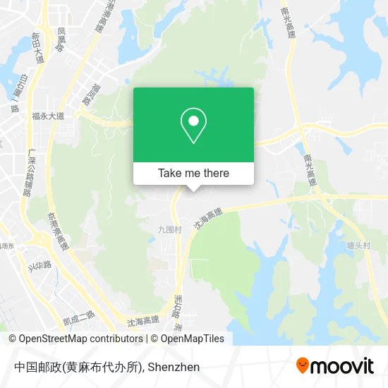 中国邮政(黄麻布代办所) map