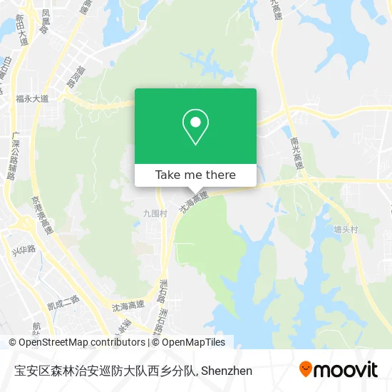 宝安区森林治安巡防大队西乡分队 map