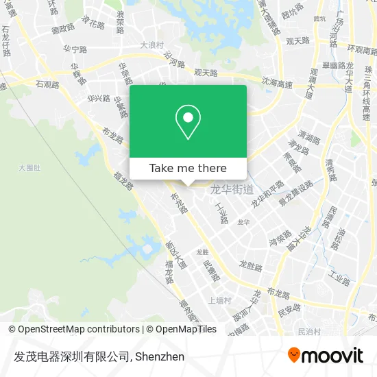 发茂电器深圳有限公司 map