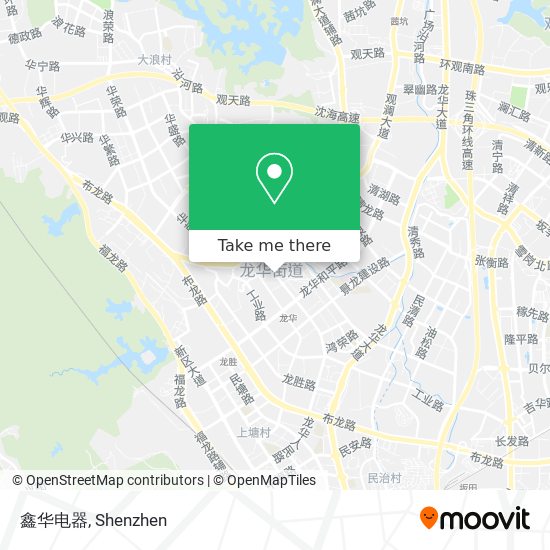 鑫华电器 map