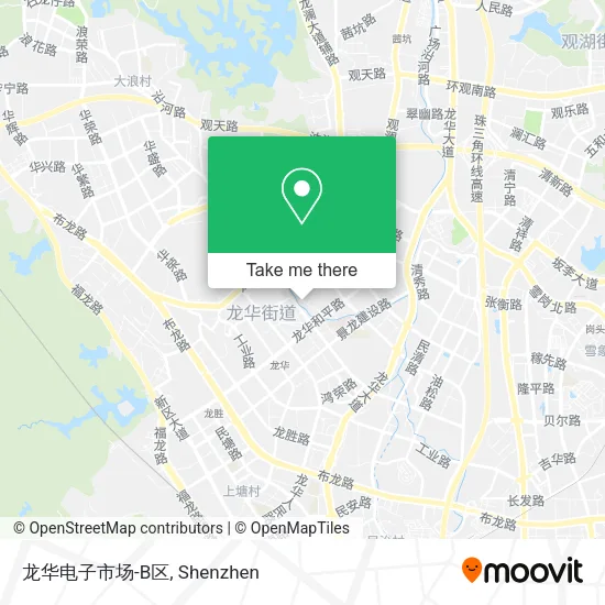 龙华电子市场-B区 map