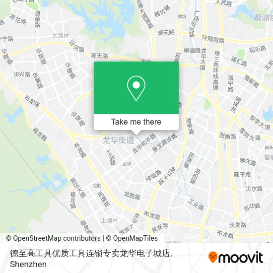 德至高工具优质工具连锁专卖龙华电子城店 map