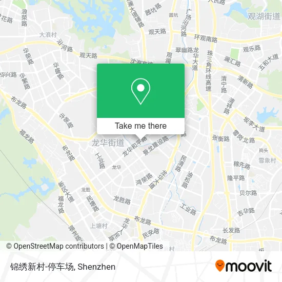 锦绣新村-停车场 map