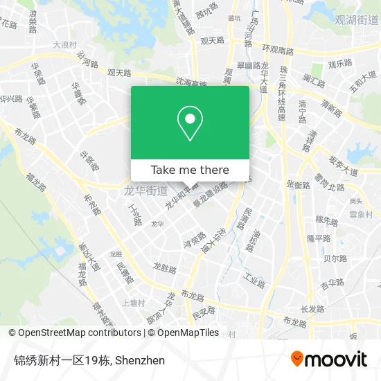 锦绣新村一区19栋 map