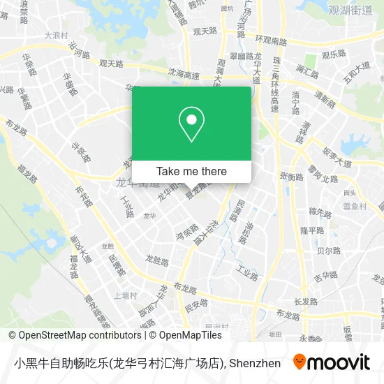 小黑牛自助畅吃乐(龙华弓村汇海广场店) map
