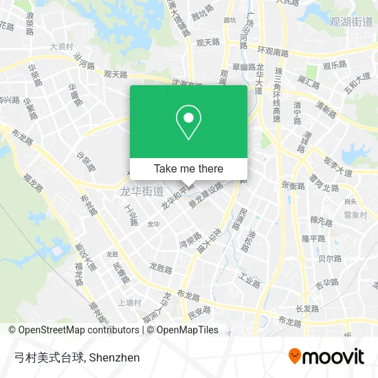 弓村美式台球 map