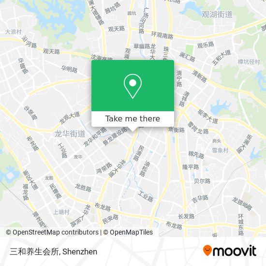 三和养生会所 map
