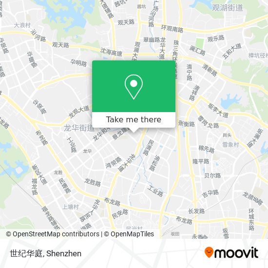 世纪华庭 map