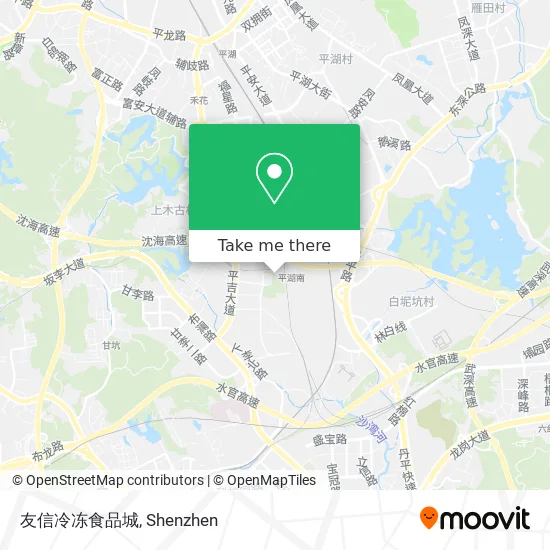 友信冷冻食品城 map