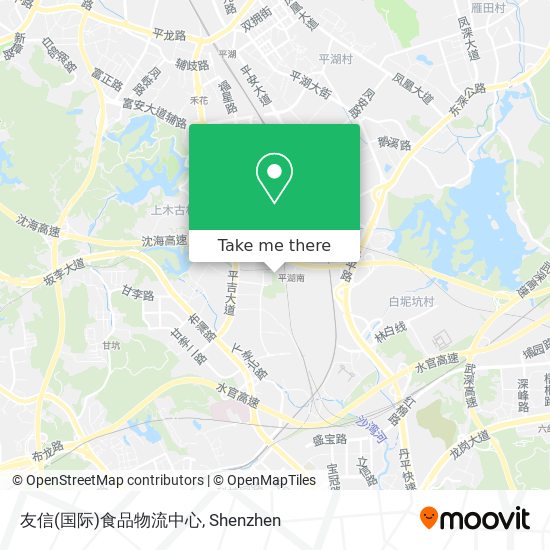 友信(国际)食品物流中心 map