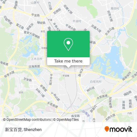 新宝百货 map