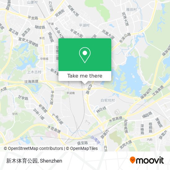 新木体育公园 map