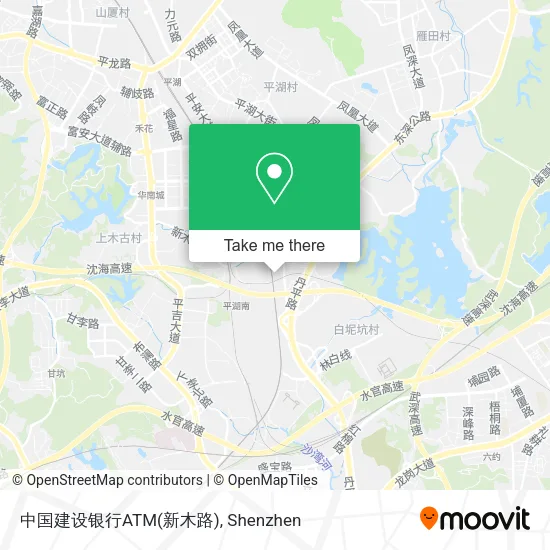 中国建设银行ATM(新木路) map