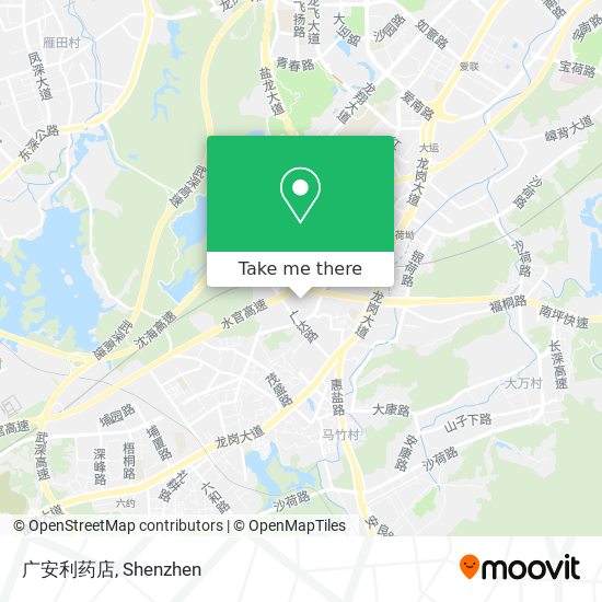 广安利药店 map