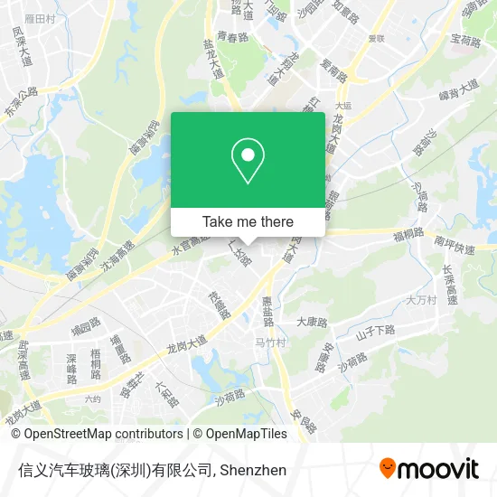 信义汽车玻璃(深圳)有限公司 map